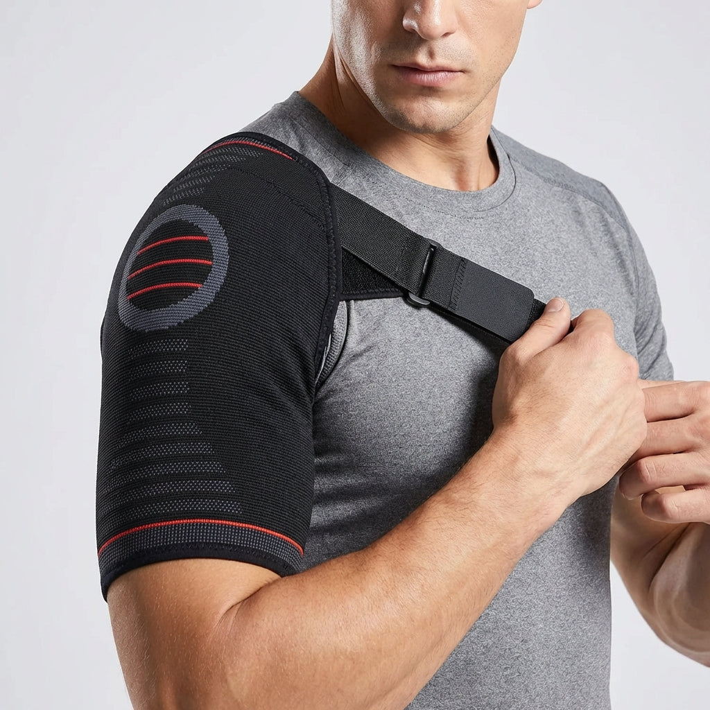Rotator Cuff Brace with Adjustable Compression Straps for Shoulder Pain Relief & Joint Stability | Thomler