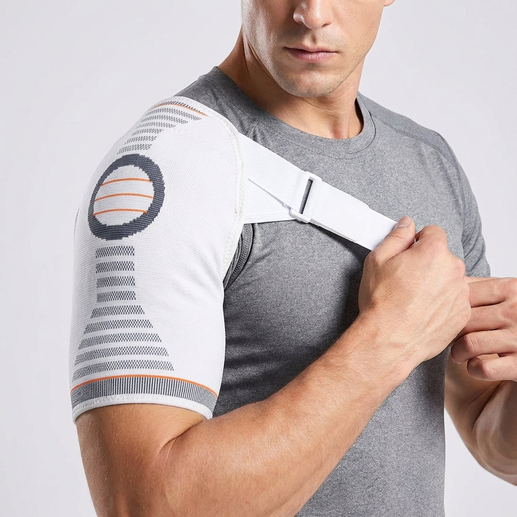 Rotator Cuff Brace with Adjustable Compression Straps for Shoulder Pain Relief & Joint Stability | Thomler