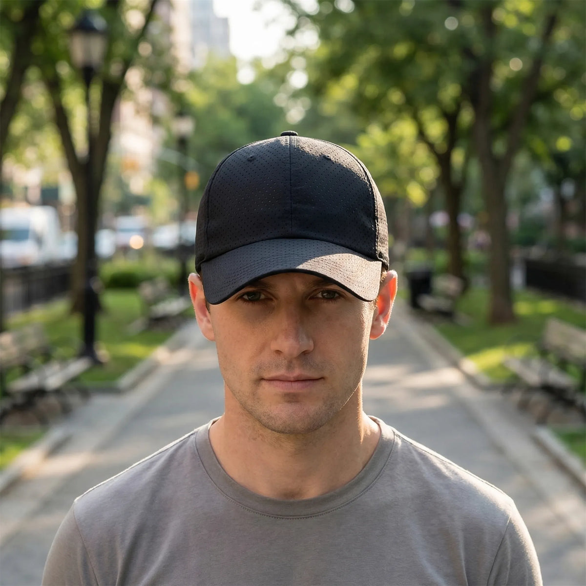 Breathable Mesh Baseball Cap with Curved Brim – Adjustable Unisex Hat for Spring Summer Fall | Thomler