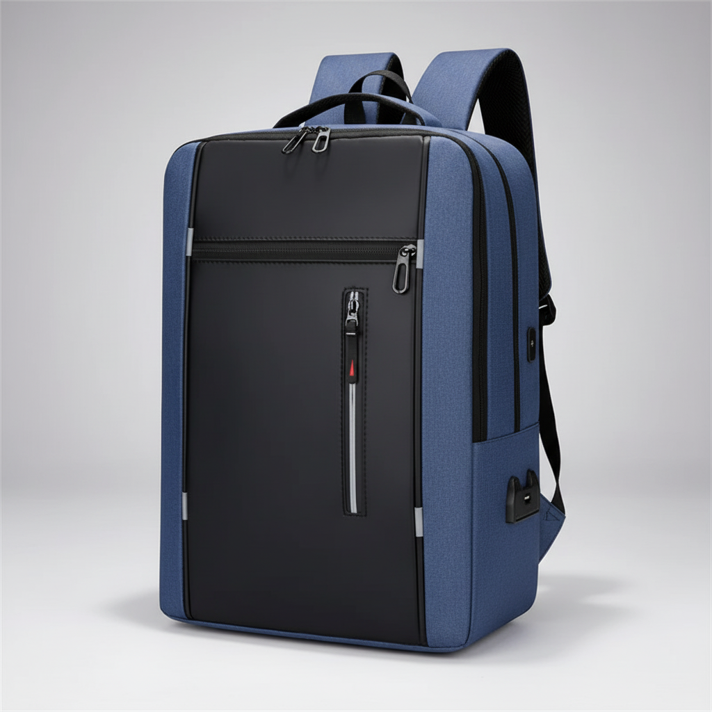 Waterproof Laptop Backpack with USB Charging Port – Padded Compartment for 15.6 Inch Notebook – Commuter Daypack for Work School Travel | Thomler