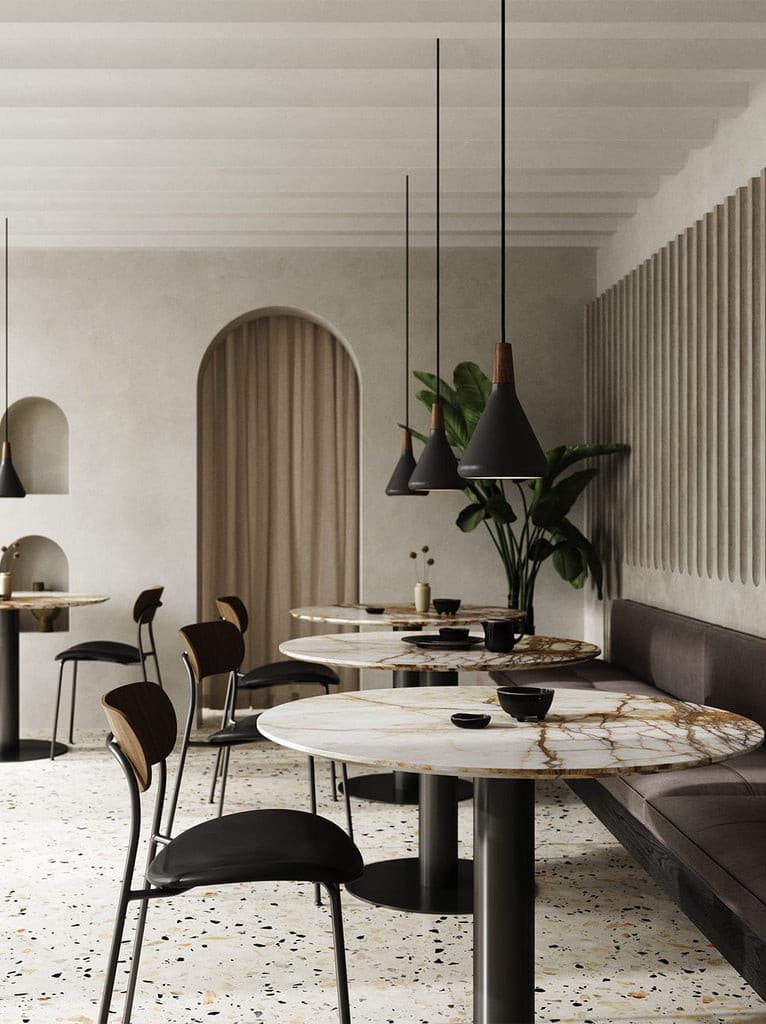 Pendant Light Iron Wood 10.6 in Adjustable Indoor Ceiling Lamp White Black Silver Rose Gold Grey Modern Dining Room Kitchen Island Lighting | Thomler