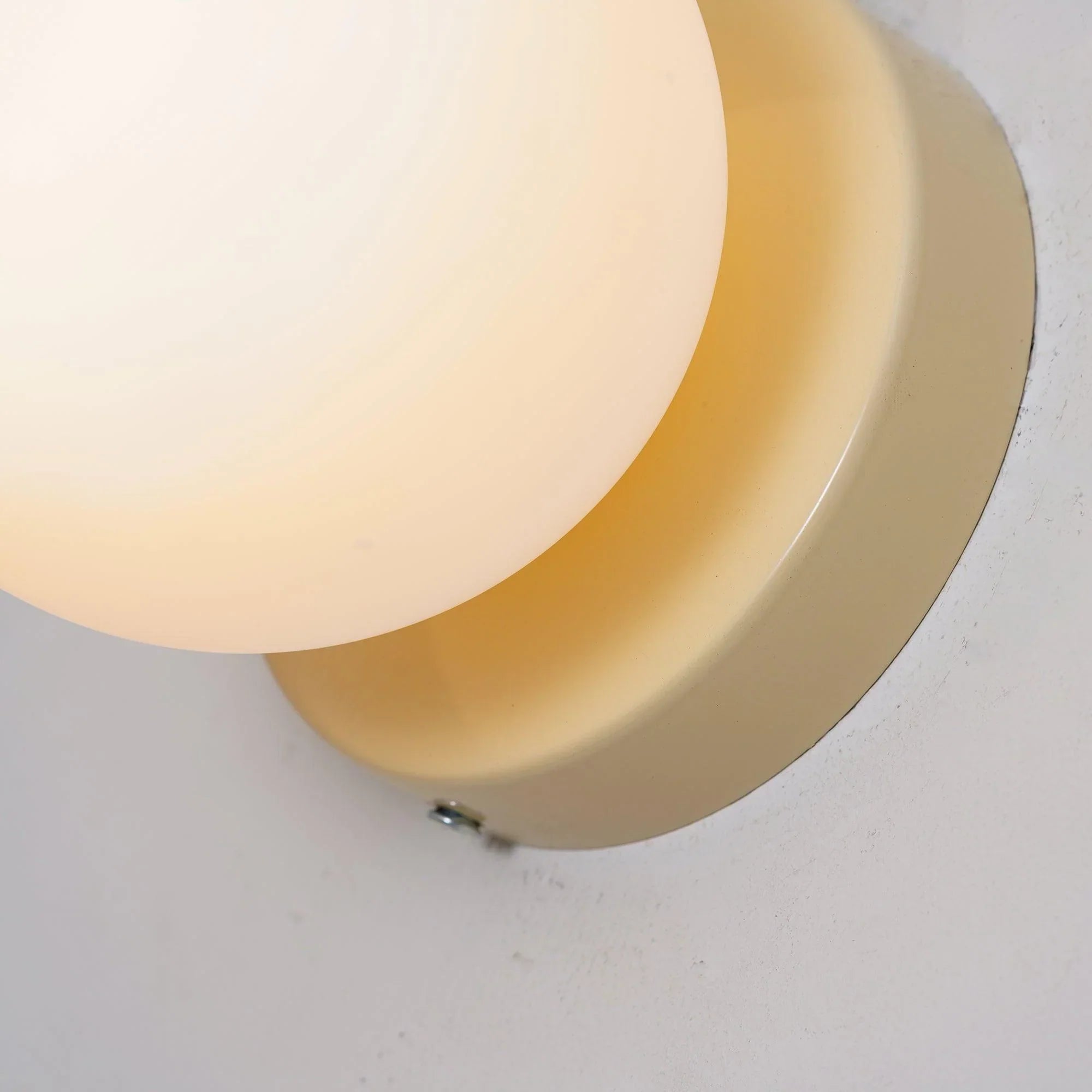 Wall Lamp Glass 10.0 cm White Bedroom Bedside Nordic Minimalist G9 LED Accent Lighting Indoor Fixture | Thomler
