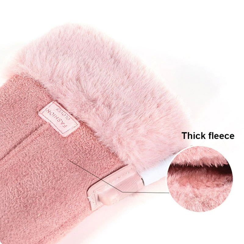 Women's Battery-Heated Gloves with Touch Screen Fingertips – Winter Hand Warmers | Thomler