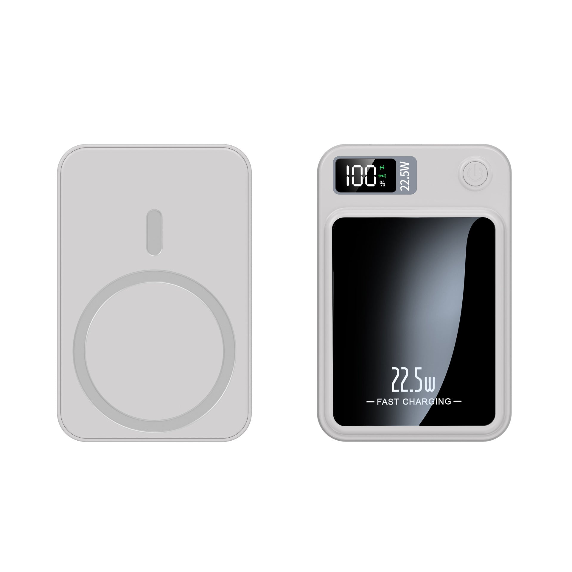 Portable Power Bank 20000mAh Fast Charging Battery Pack with Wireless Charging Pad & LED Display for iPhone Android Samsung Tablet Travel | Thomler