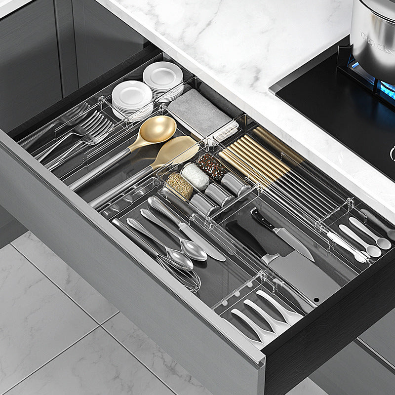 Expandable Kitchen Drawer Divider Tray for Utensils, Cutlery & Organization | Thomler