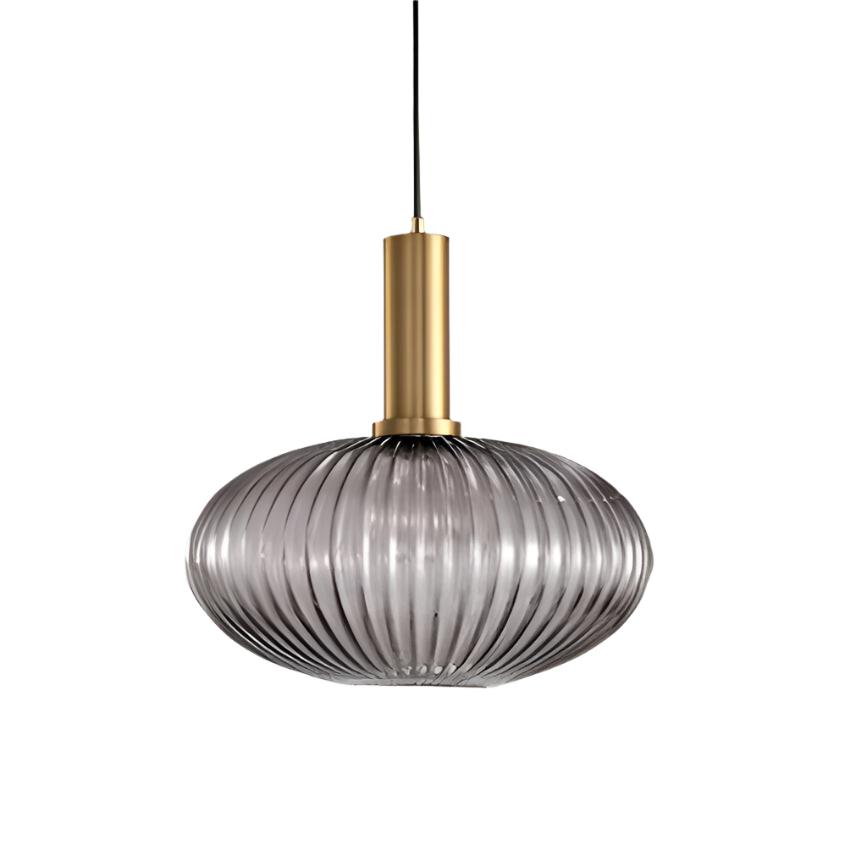 Pendant Light Glass E27 Ø30.0 cm Champagne Dining Room Kitchen Island Hanging Ceiling Lamp Retro Nordic Vintage | Thomler