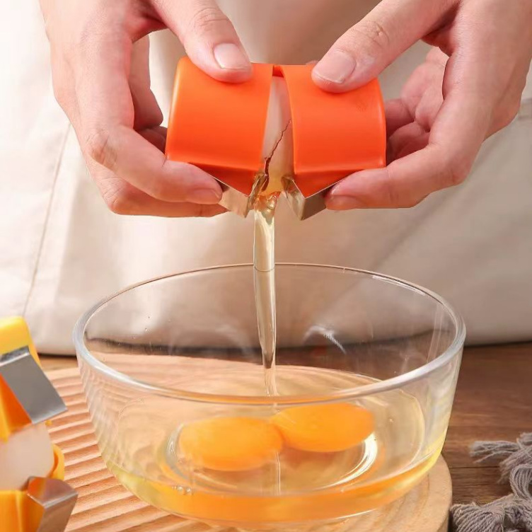 Handheld Egg Cracker and Yolk Separator Tool for Baking and Cooking | Thomler