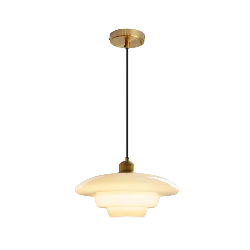 Pendant Light Glass 30.0 cm Diffused White Light Kitchen Dining Room Ceiling Lamp Elegant Minimalist Hanging Fixture | Thomler