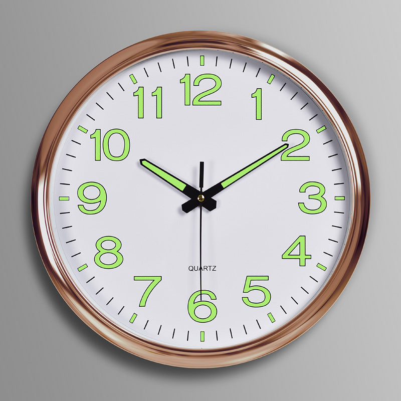 Illuminated LED Wall Clock – 12" Round Digital Display Clock with Backlight for Living Room, Bedroom & Office | Thomler