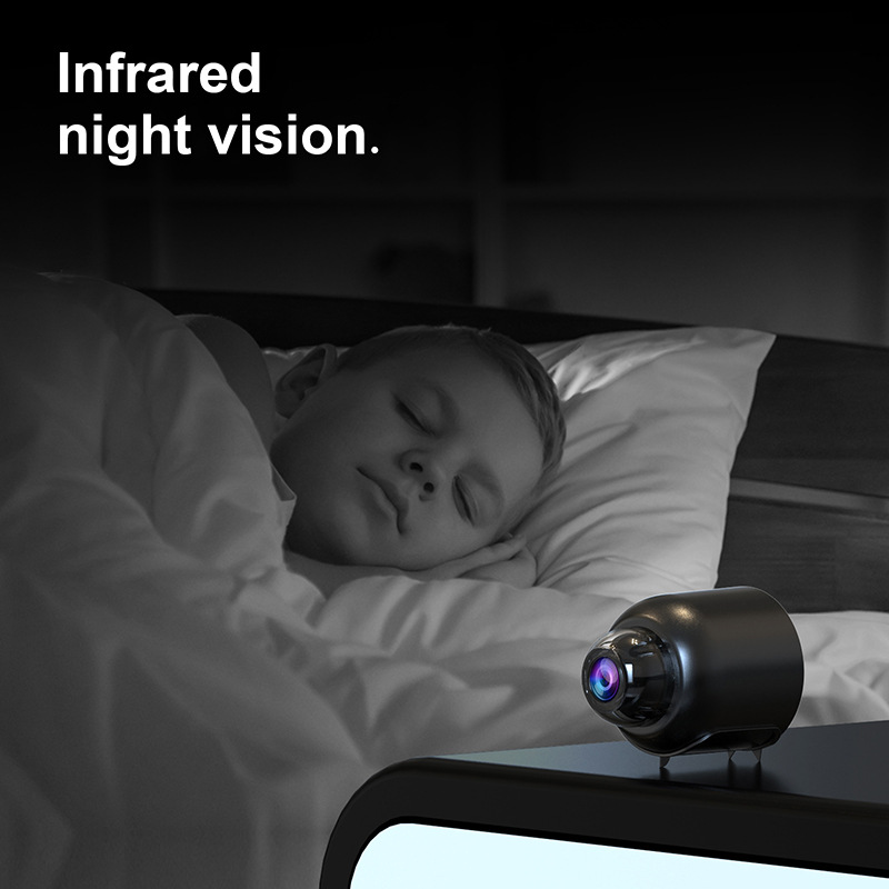 Compact WiFi Security Camera with Night Vision & Motion Alerts for Home Monitoring | Thomler