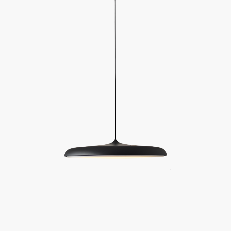 Pendant Light Metal Acrylic LED 25.0 cm Black Dining Room Kitchen Island Hanging Ceiling Lamp Scandinavian Minimalist | Thomler