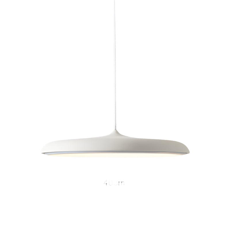 Pendant Light Zinc Alloy 25.0 cm (9.8") LED 4000K Rose Gold Living Room Bedroom Saucer Ceiling Hanging Lamp Adjustable | Thomler