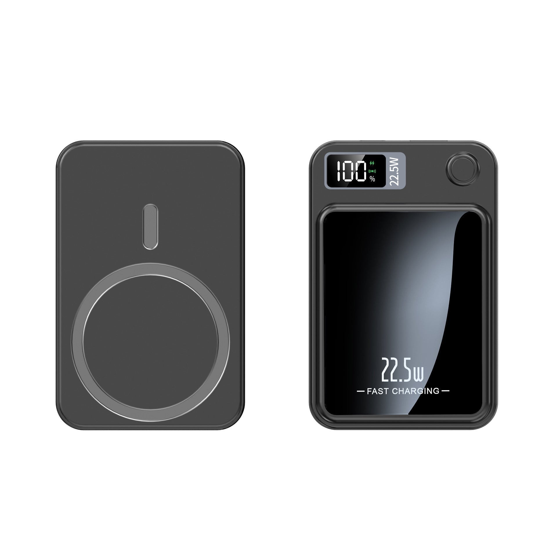 Portable Power Bank 20000mAh Fast Charging Battery Pack with Wireless Charging Pad & LED Display for iPhone Android Samsung Tablet Travel | Thomler