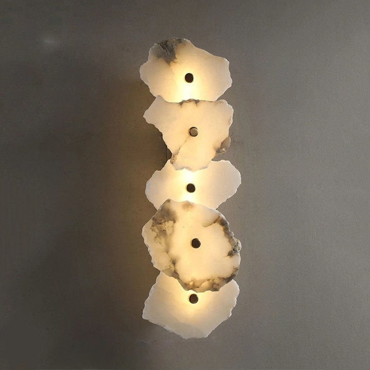 Wall Lamp Marble 5.1 in LED Warm White Hallway Staircase Corridor Modern Decorative Lighting Fixture | Thomler