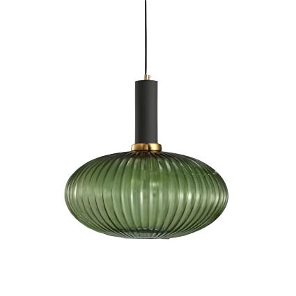 Pendant Light Glass 11.8 in E27 Colored Dining Room Kitchen Island Hanging Ceiling Fixture Vintage Retro | Thomler