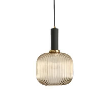 Pendant Light Glass 11.8 in E27 Colored Dining Room Kitchen Island Hanging Ceiling Fixture Vintage Retro | Thomler