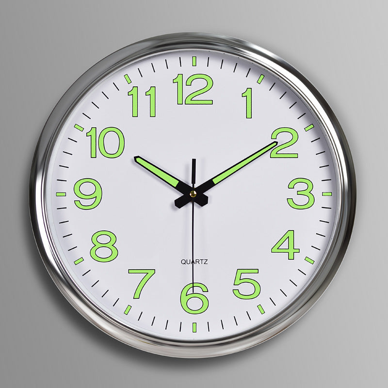 Illuminated LED Wall Clock – 12" Round Digital Display Clock with Backlight for Living Room, Bedroom & Office | Thomler