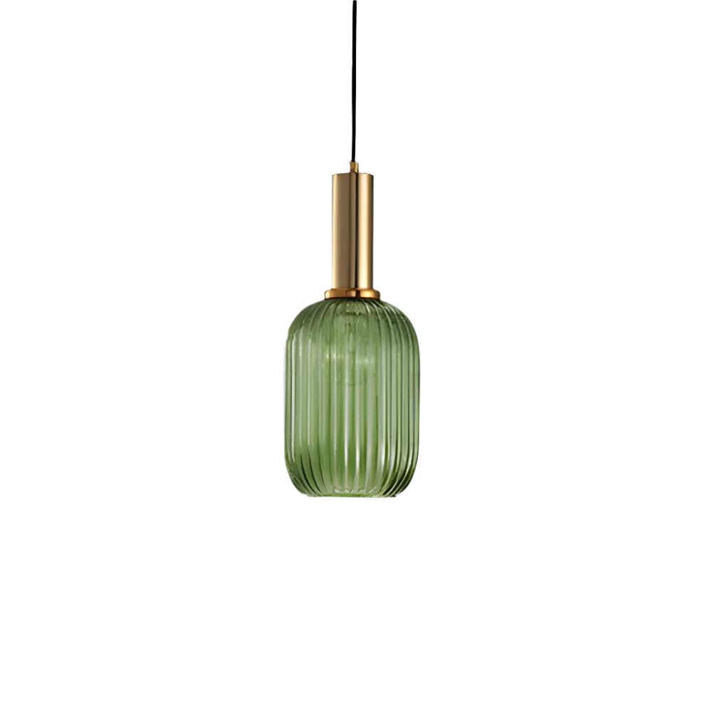 Pendant Light Glass E27 Ø30.0 cm Champagne Dining Room Kitchen Island Hanging Ceiling Lamp Retro Nordic Vintage | Thomler
