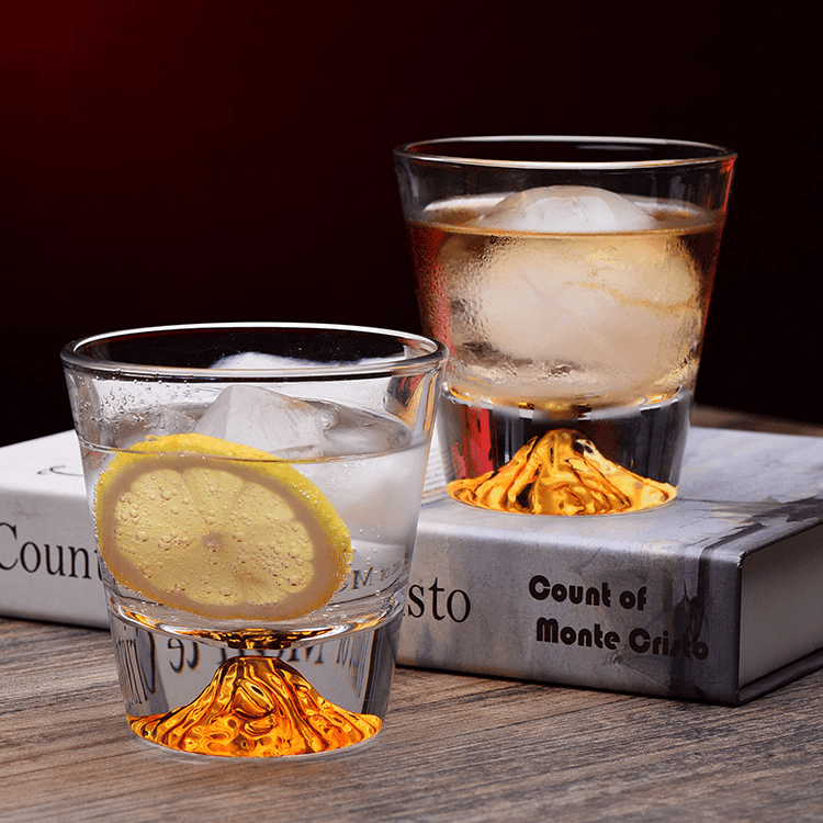 Whiskey Glass Crystal Cut Pattern Japanese Style Whisky Tumbler Gift Box Barware Set | Thomler