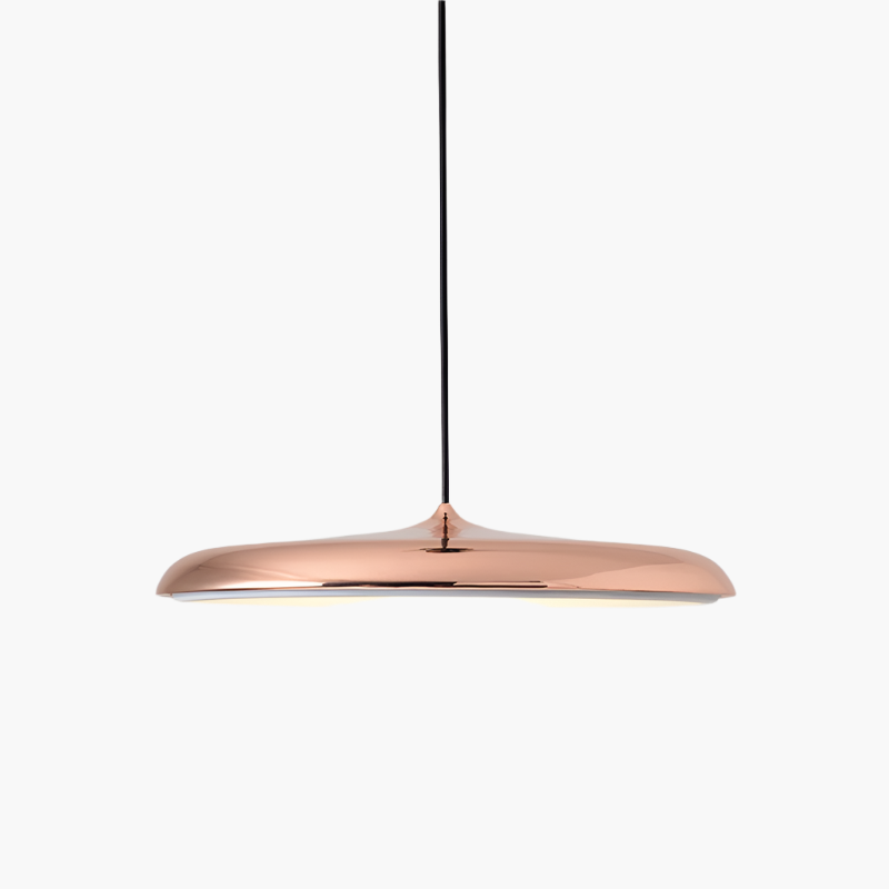 Pendant Light Metal Acrylic LED 25.0 cm Black Dining Room Kitchen Island Hanging Ceiling Lamp Scandinavian Minimalist | Thomler