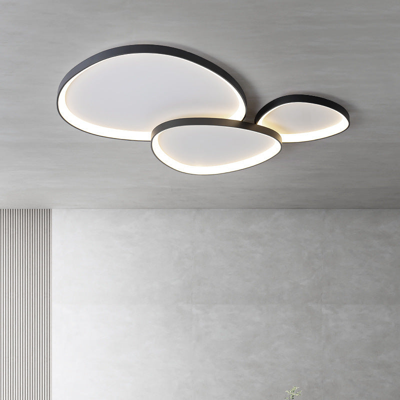 Ceiling Light Aluminum Acrylic 90.0 x 60.0 cm LED White Living Room Bedroom Dining Area Ambient Lighting | Thomler