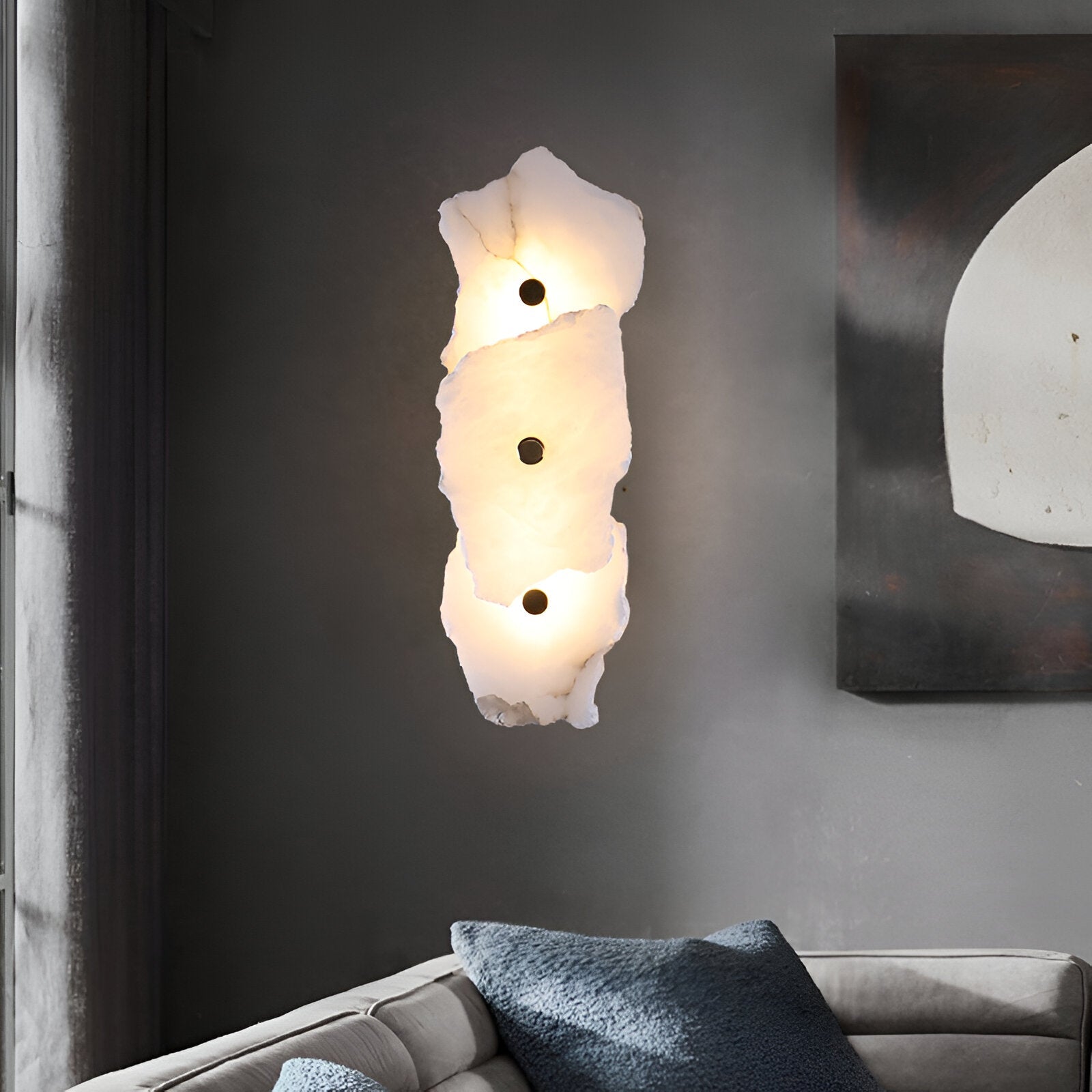 Wall Lamp Marble 5.1 in LED Warm White Hallway Staircase Corridor Modern Decorative Lighting Fixture | Thomler