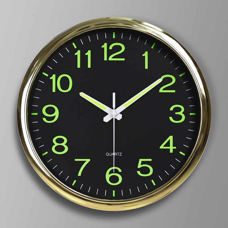 Illuminated LED Wall Clock – 12" Round Digital Display Clock with Backlight for Living Room, Bedroom & Office | Thomler