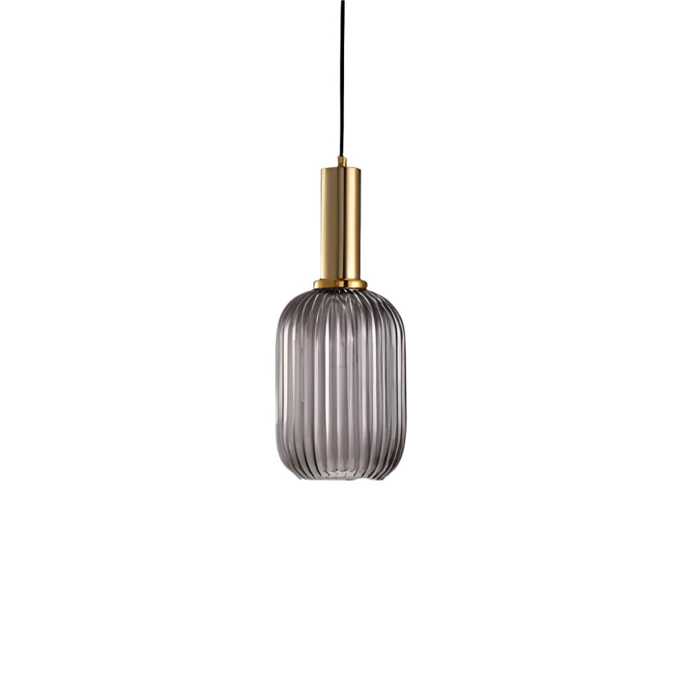 Pendant Light Glass E27 Ø30.0 cm Champagne Dining Room Kitchen Island Hanging Ceiling Lamp Retro Nordic Vintage | Thomler