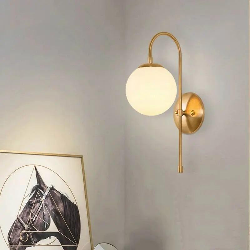 Contemporary Minimalist Wall Sconce Light with Sleek Metal Finish for Living Room Bedroom Hallway Office Indoor Lighting Fixture | Thomler