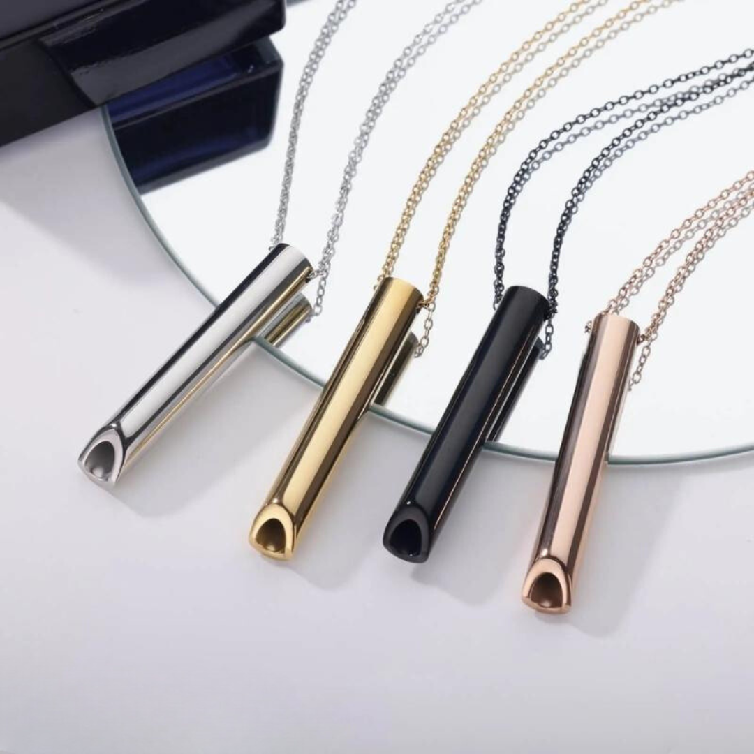 Calming Respiratory Pendant for Healthy Habit Transition – Wearable Breathing Tool for Mindful Relaxation & Stress Relief | Thomler