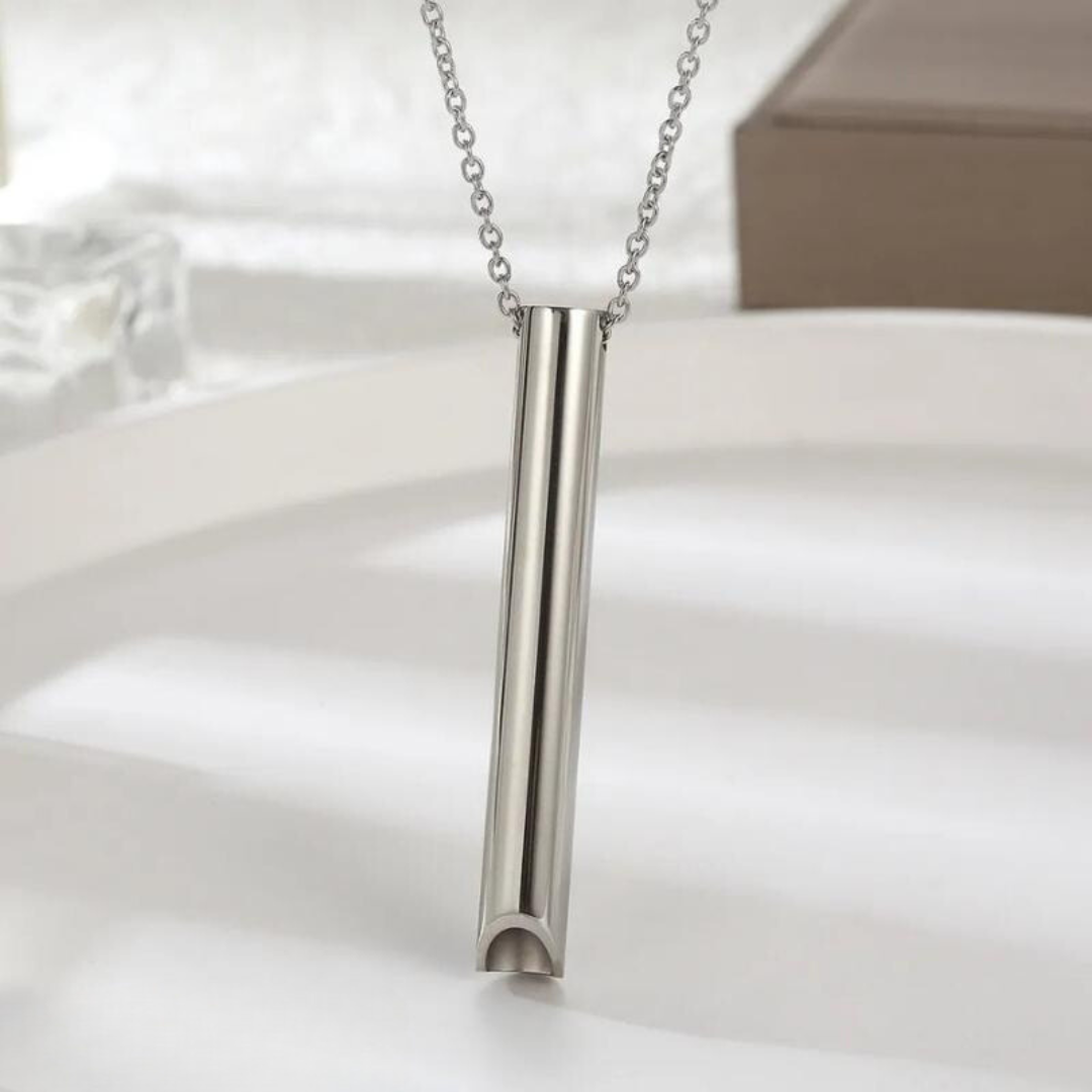 Calming Respiratory Pendant for Healthy Habit Transition – Wearable Breathing Tool for Mindful Relaxation & Stress Relief | Thomler