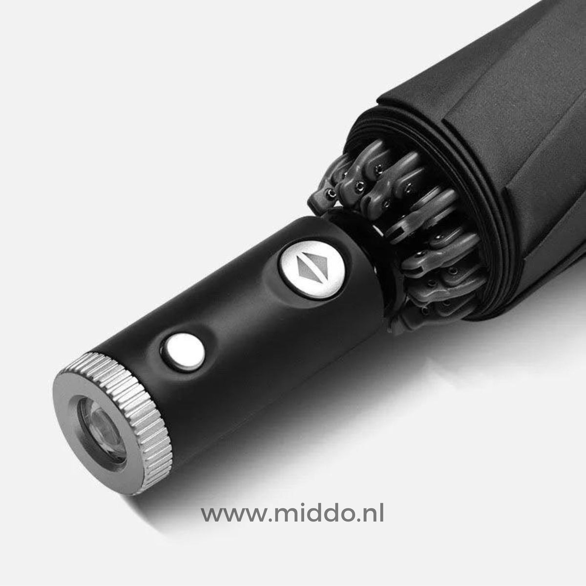 Auto Open/Close Reflective Safety Umbrella – Wind-Resistant, One-Button Deploy for Fast Rain Protection | Thomler