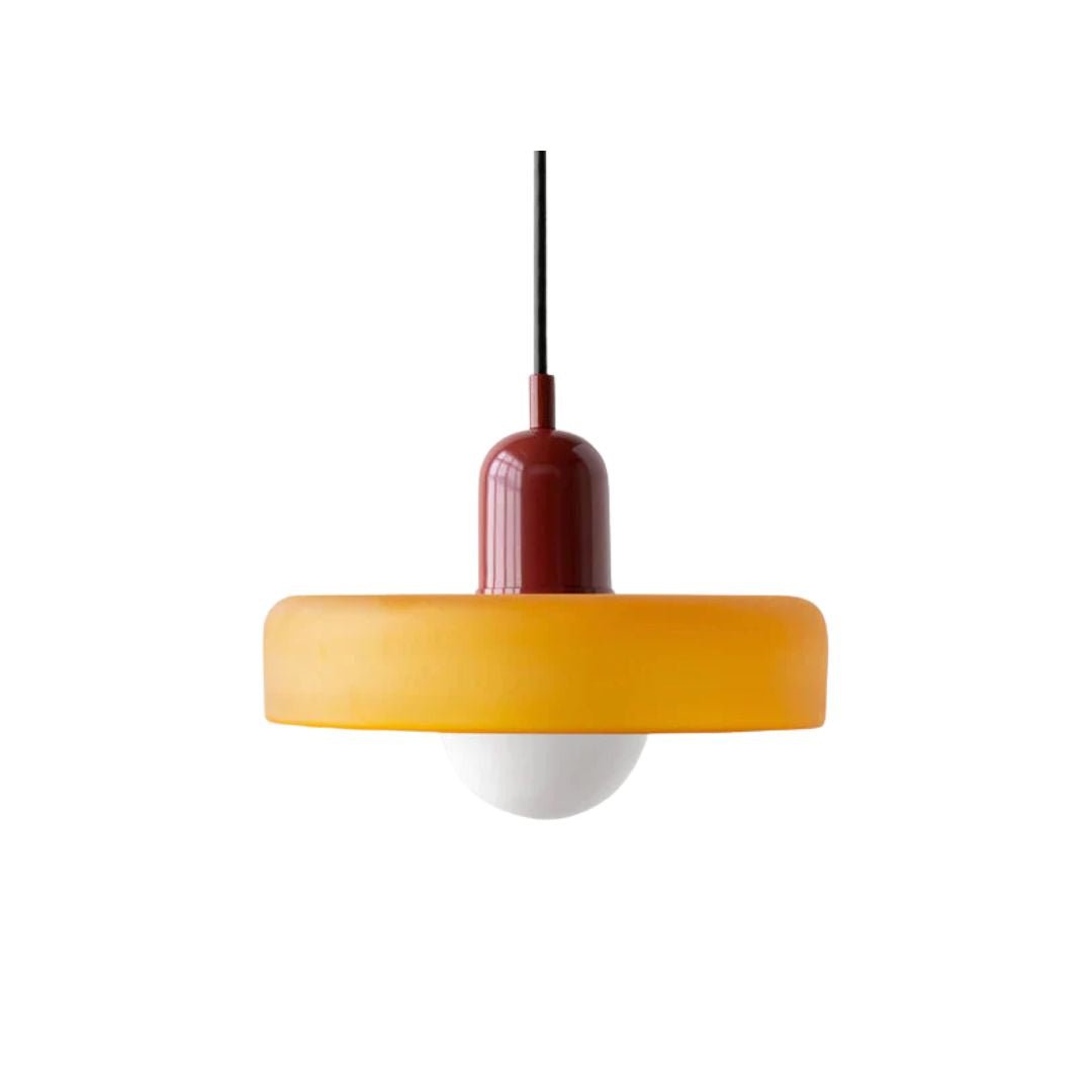 Pendant Light Glass Shade G9 15W Retro Kitchen Dining Room Hanging Ceiling Lamp Colourful Modern Interior Lighting | Thomler