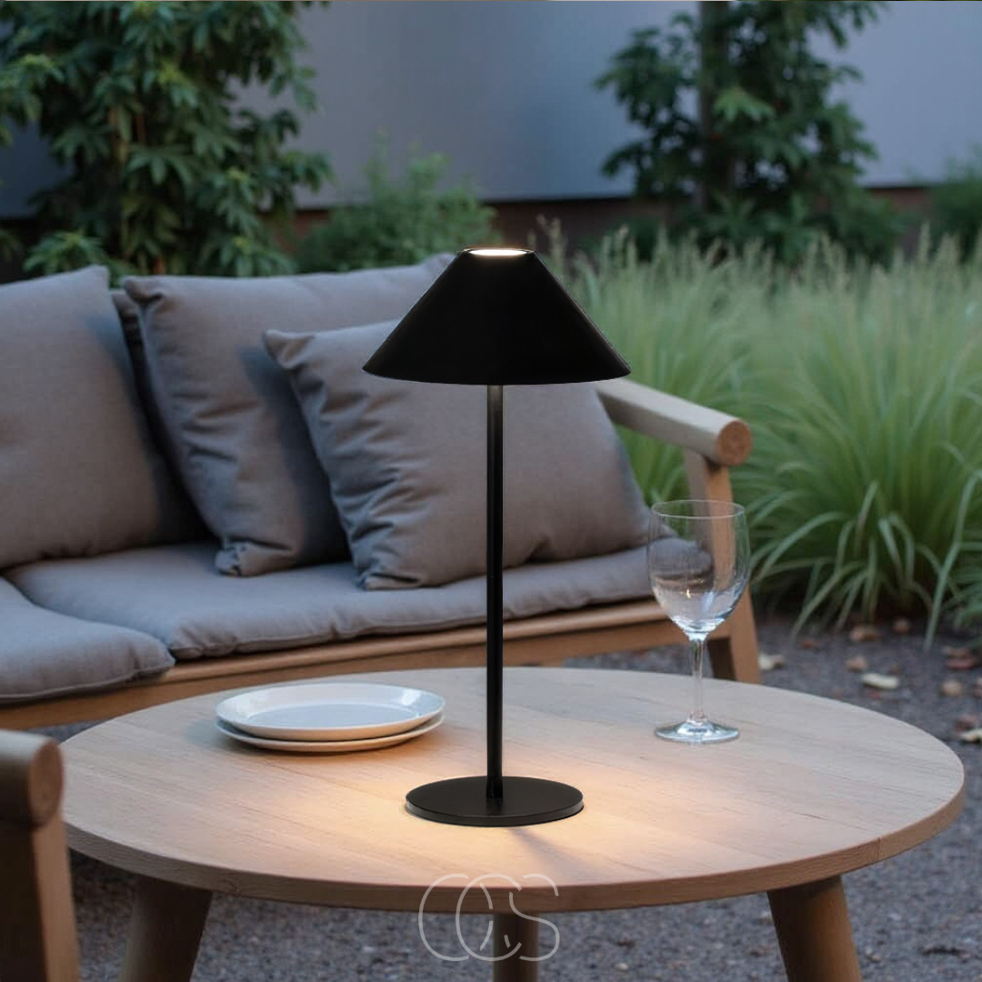 Cordless Touch-Dimming LED Lantern Table Lamp with Rechargeable Battery for Indoor & Outdoor Use | Thomler