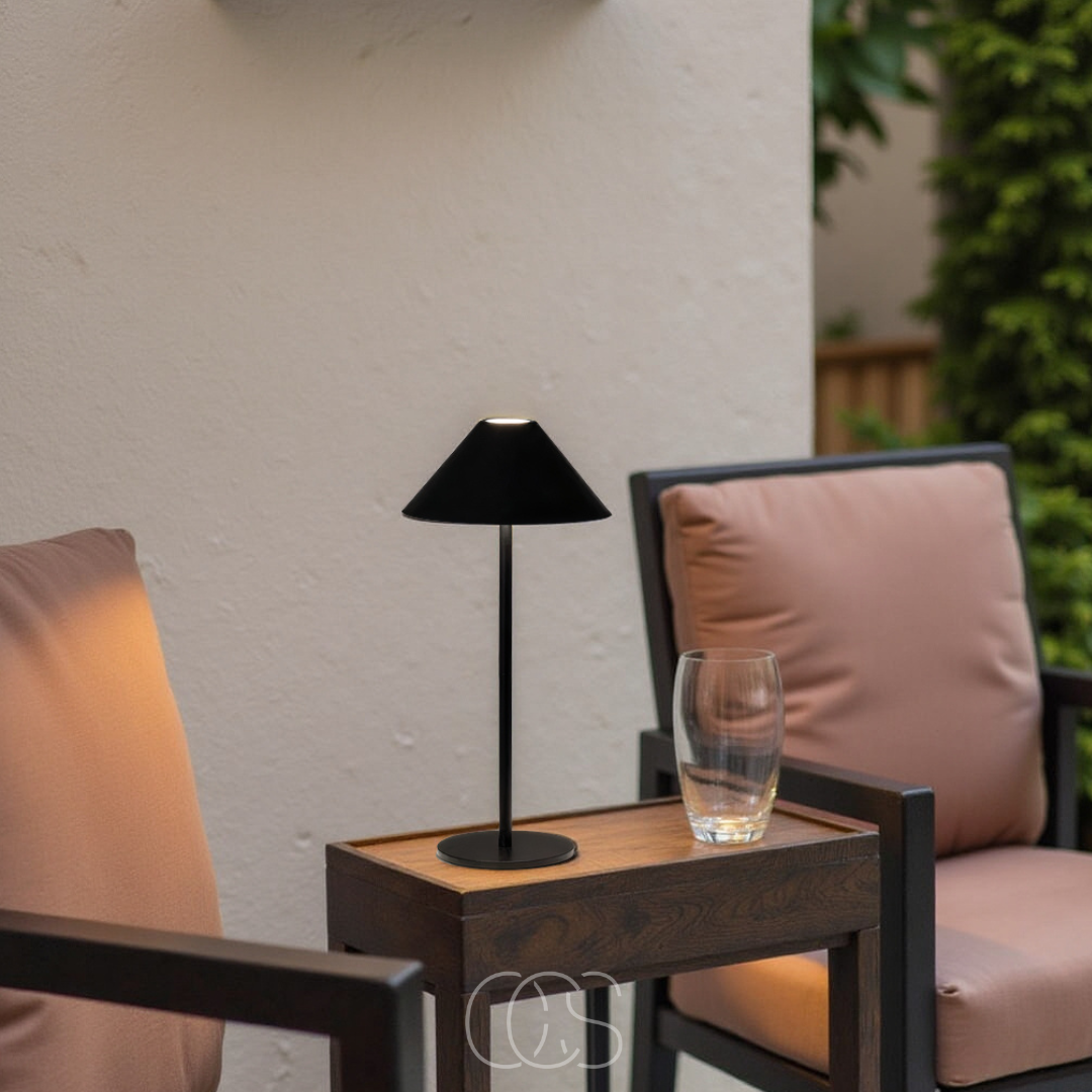Cordless Touch-Dimming LED Lantern Table Lamp with Rechargeable Battery for Indoor & Outdoor Use | Thomler