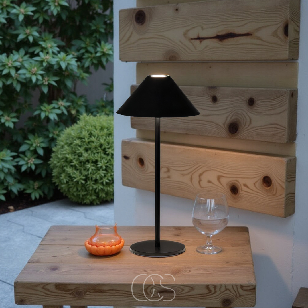 Cordless Touch-Dimming LED Lantern Table Lamp with Rechargeable Battery for Indoor & Outdoor Use | Thomler