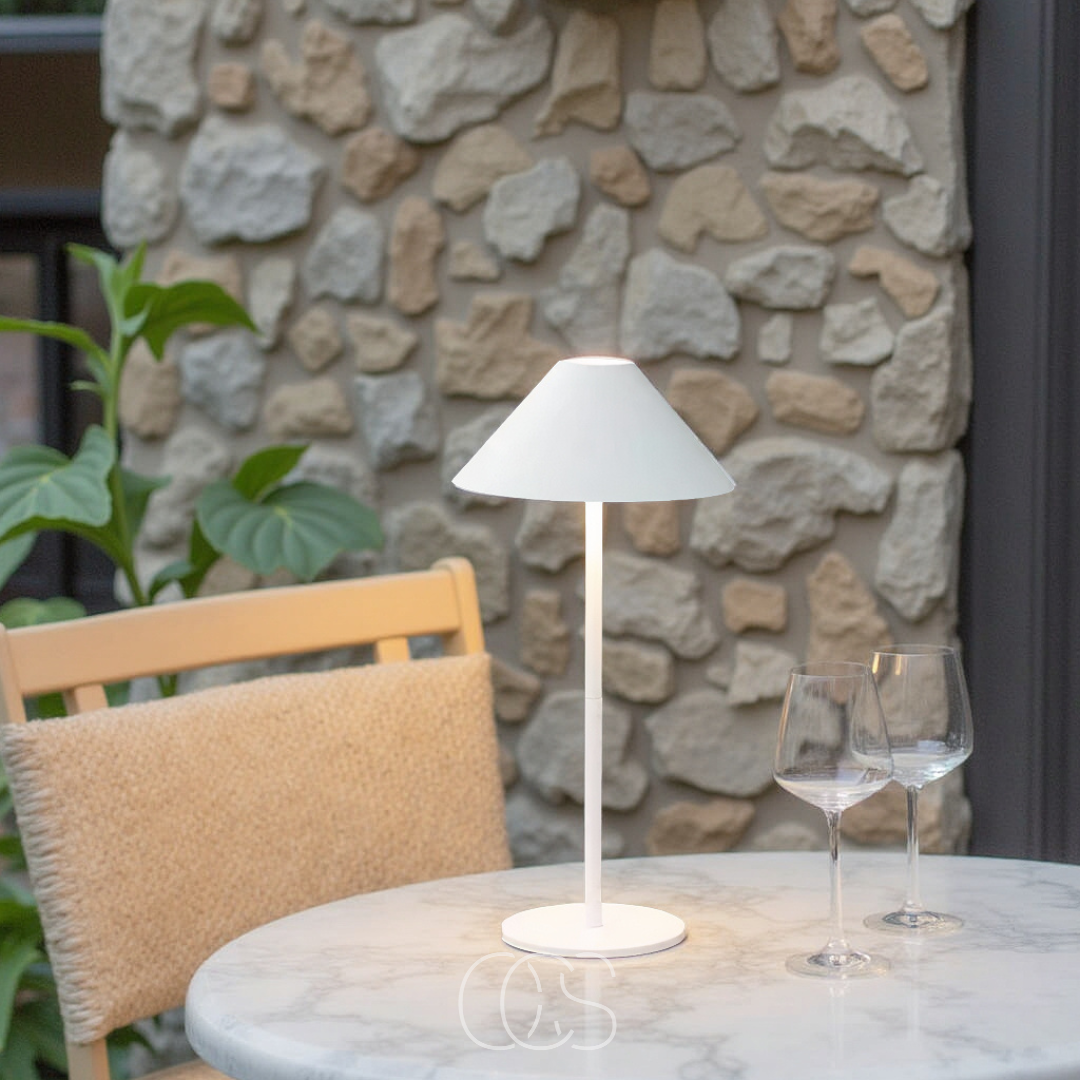 Cordless Touch-Dimming LED Lantern Table Lamp with Rechargeable Battery for Indoor & Outdoor Use | Thomler