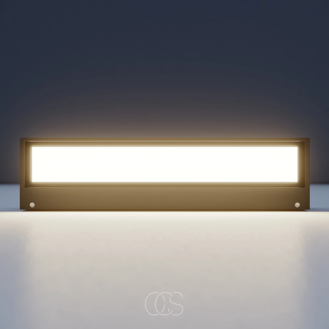 Modern Outdoor Wall Light Fixture – Downlight Sconce in Charcoal Aluminum – 897 Lumens Warm White LED – IP65 Weatherproof for Entryway | Thomler