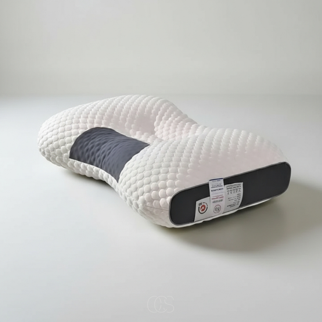 Contour Memory Foam Pillow with Cervical Support for Back and Side Sleepers | Neck Pain Relief Sleep Pillow | Orthopedic Sleeping Pillow | Thomler
