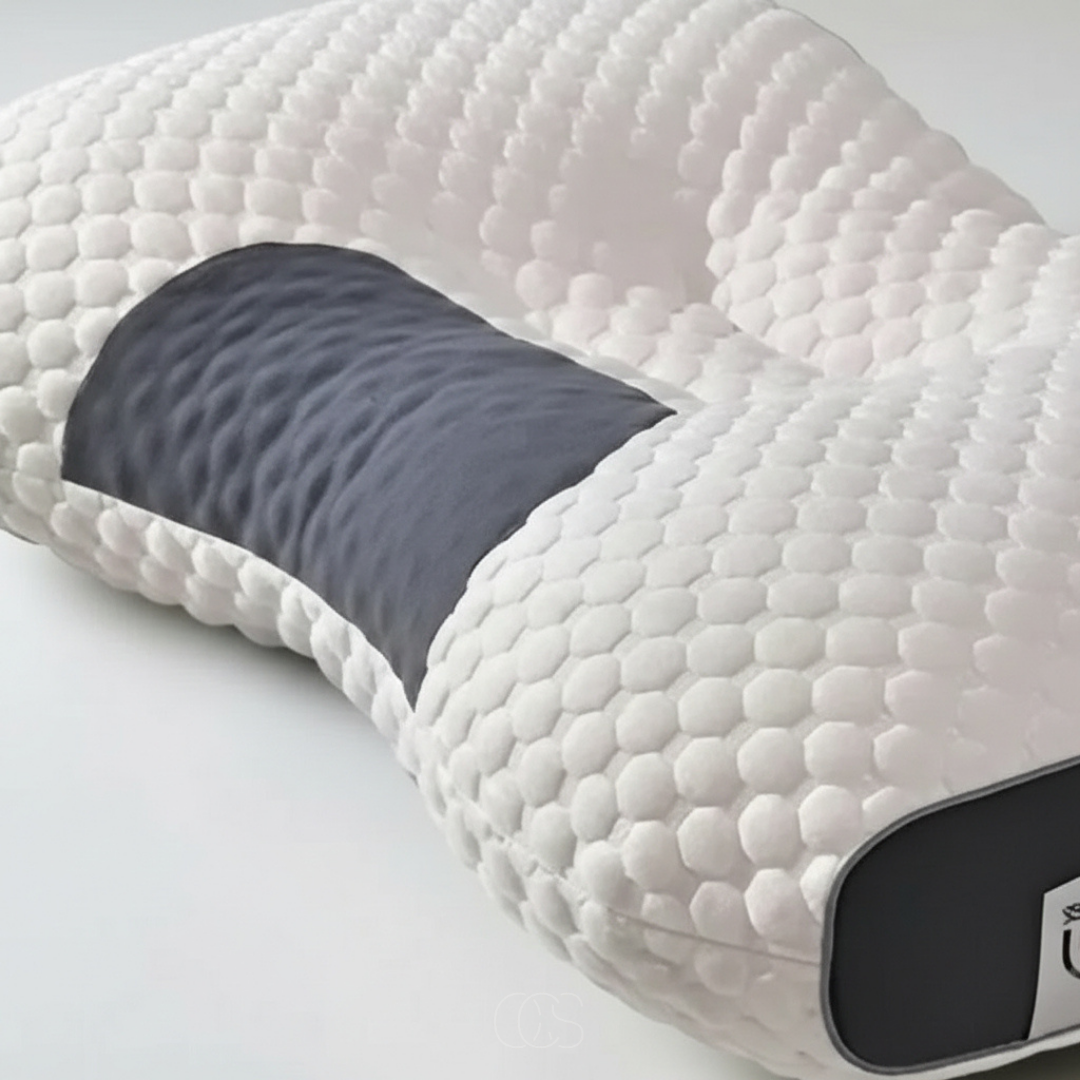 Contour Memory Foam Pillow with Cervical Support for Back and Side Sleepers | Neck Pain Relief Sleep Pillow | Orthopedic Sleeping Pillow | Thomler