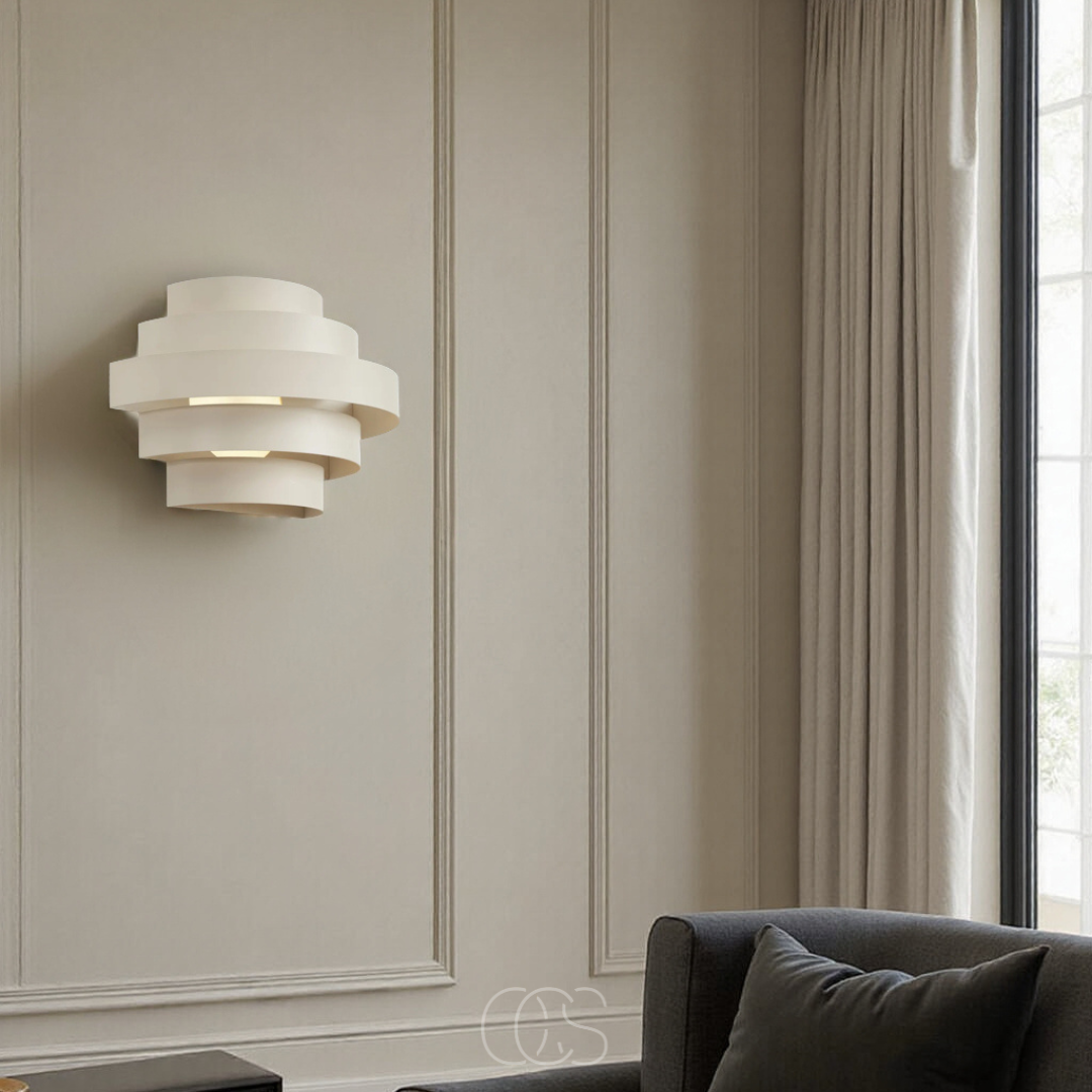 Modern LED Wall Sconce with 3-Level Dimming & Warm White Light for Bedroom, Living Room, Hallway | Thomler
