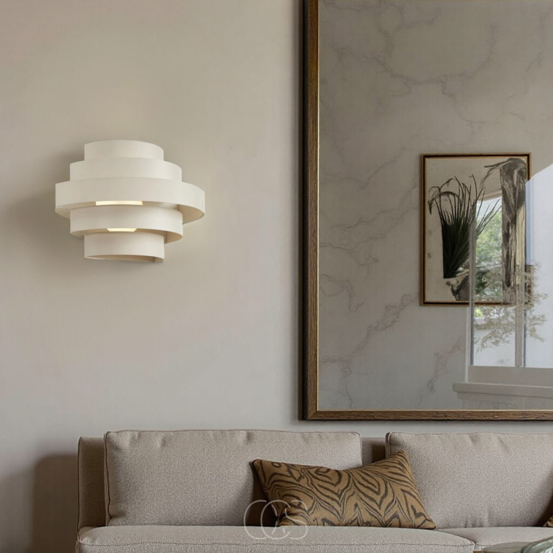 Modern LED Wall Sconce with 3-Level Dimming & Warm White Light for Bedroom, Living Room, Hallway | Thomler