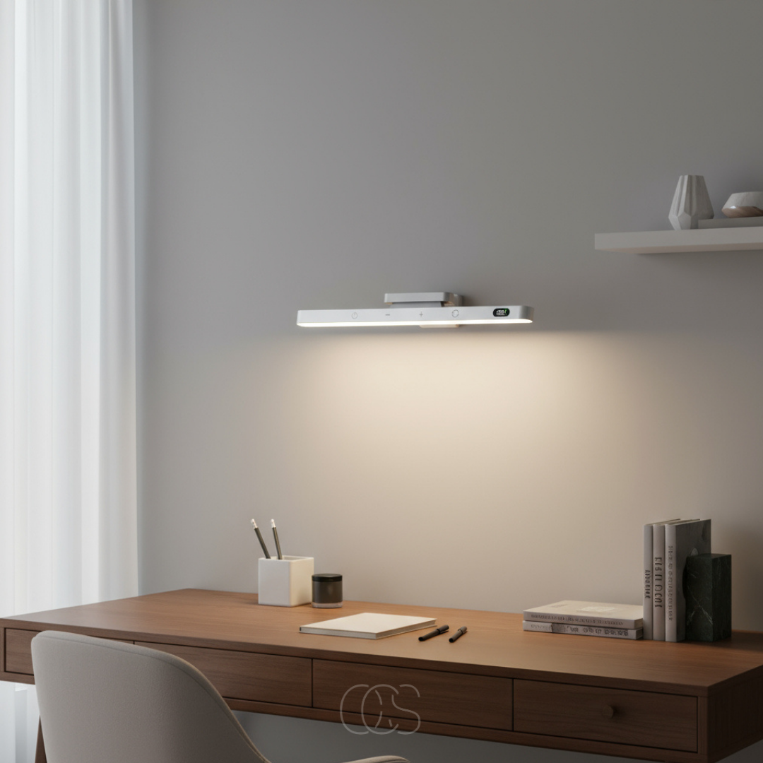 Rechargeable Magnetic LED Under Cabinet Light with Remote Control - Wireless Battery Powered Bar Light for Kitchen, Closet, Hallway & Stairs | Thomler