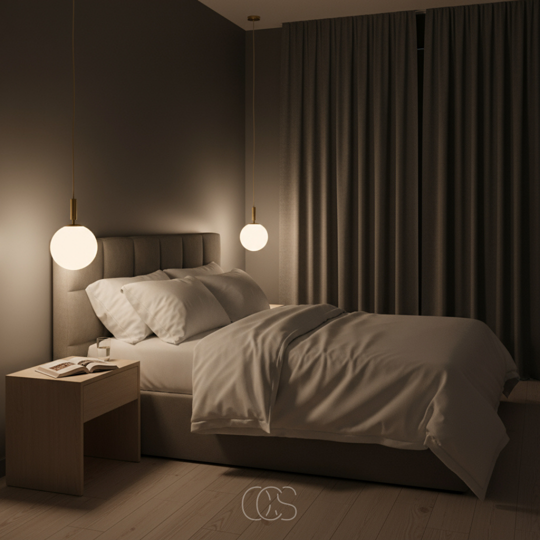 Nordic Glass Globe Pendant Light with Brass Finish for Dining Room & Living Room – Warm White LED Ceiling Fixture | Thomler