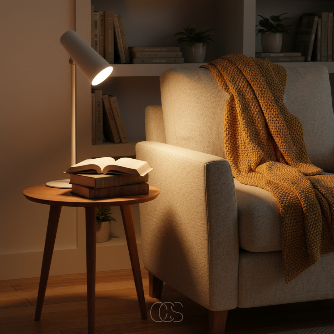 Cordless Adjustable Desk Lamp with 3 Brightness Modes & USB-C Charging for Office Home Reading | Thomler