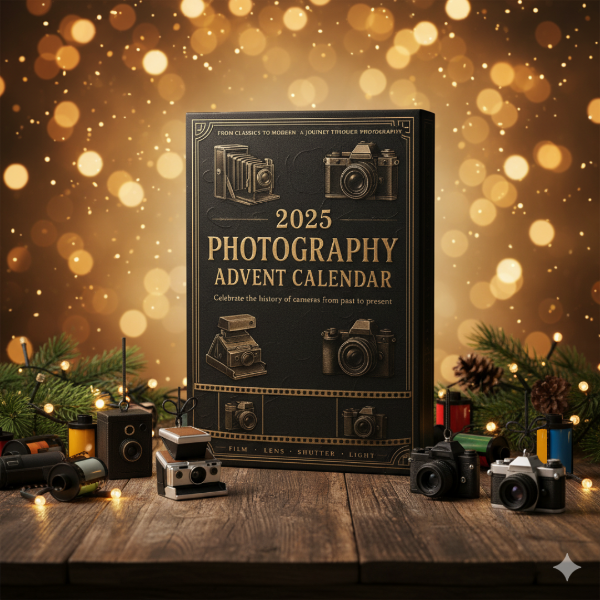 Photography History Advent Calendar – 24 Mini Camera Replicas for December Countdown, Collector's Decor Gift | Thomler