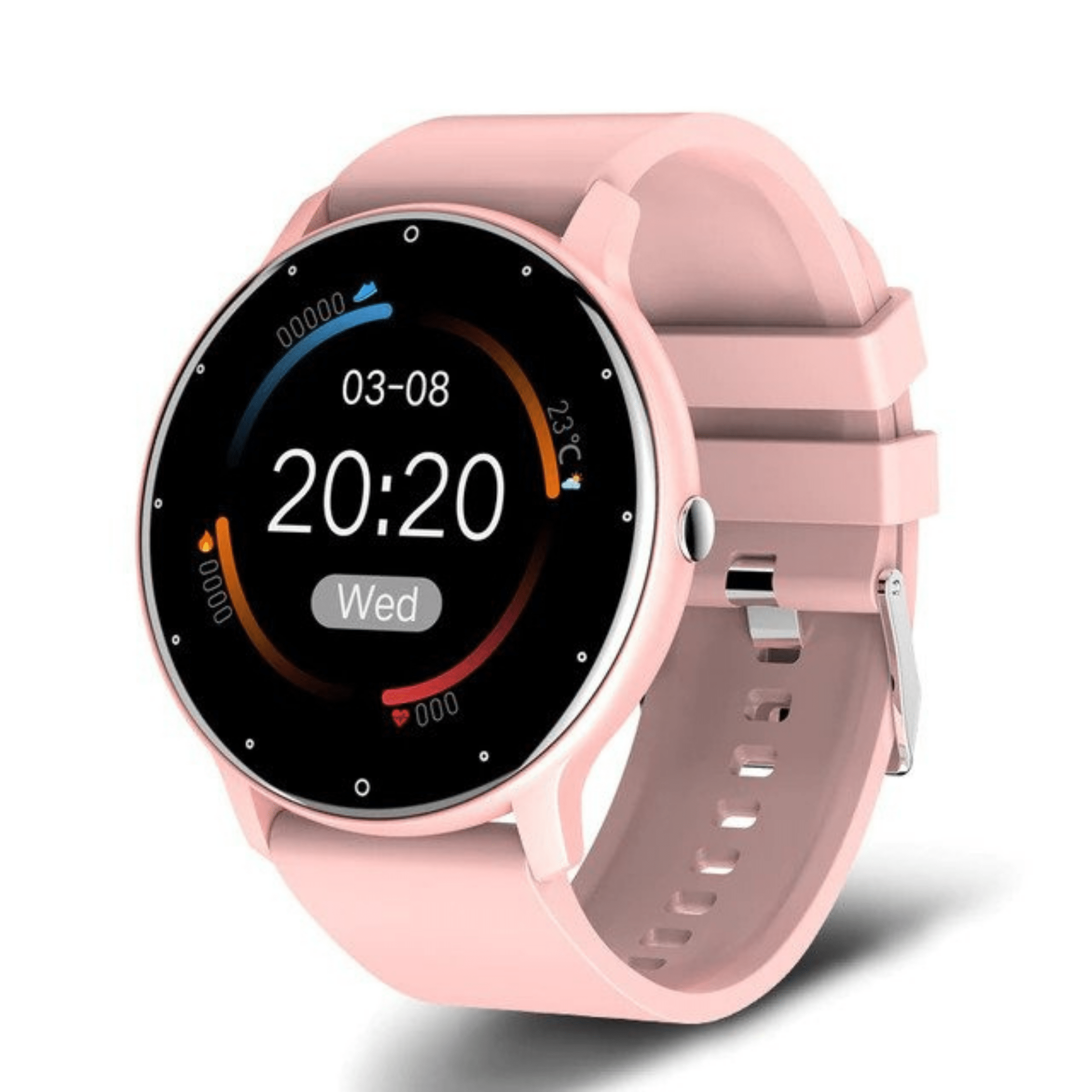 Fitness Smartwatch with Heart Rate Monitor, Call & Text Alerts, Bluetooth Activity Tracker for iPhone & Android | Thomler
