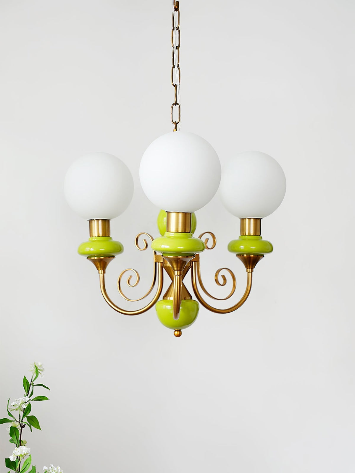 Multi-Globe Pendant Chandelier for Dining Room – Iron Frame with Frosted Glass Shades – Modern Farmhouse Ceiling Light – Adjustable Chain | Thomler