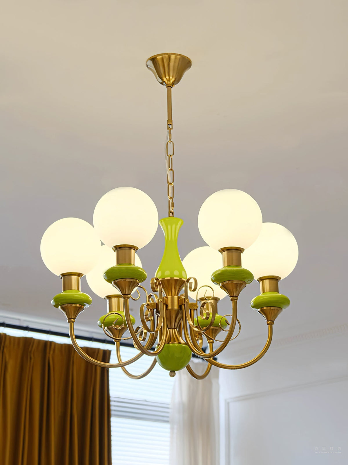 Multi-Globe Pendant Chandelier for Dining Room – Iron Frame with Frosted Glass Shades – Modern Farmhouse Ceiling Light – Adjustable Chain | Thomler