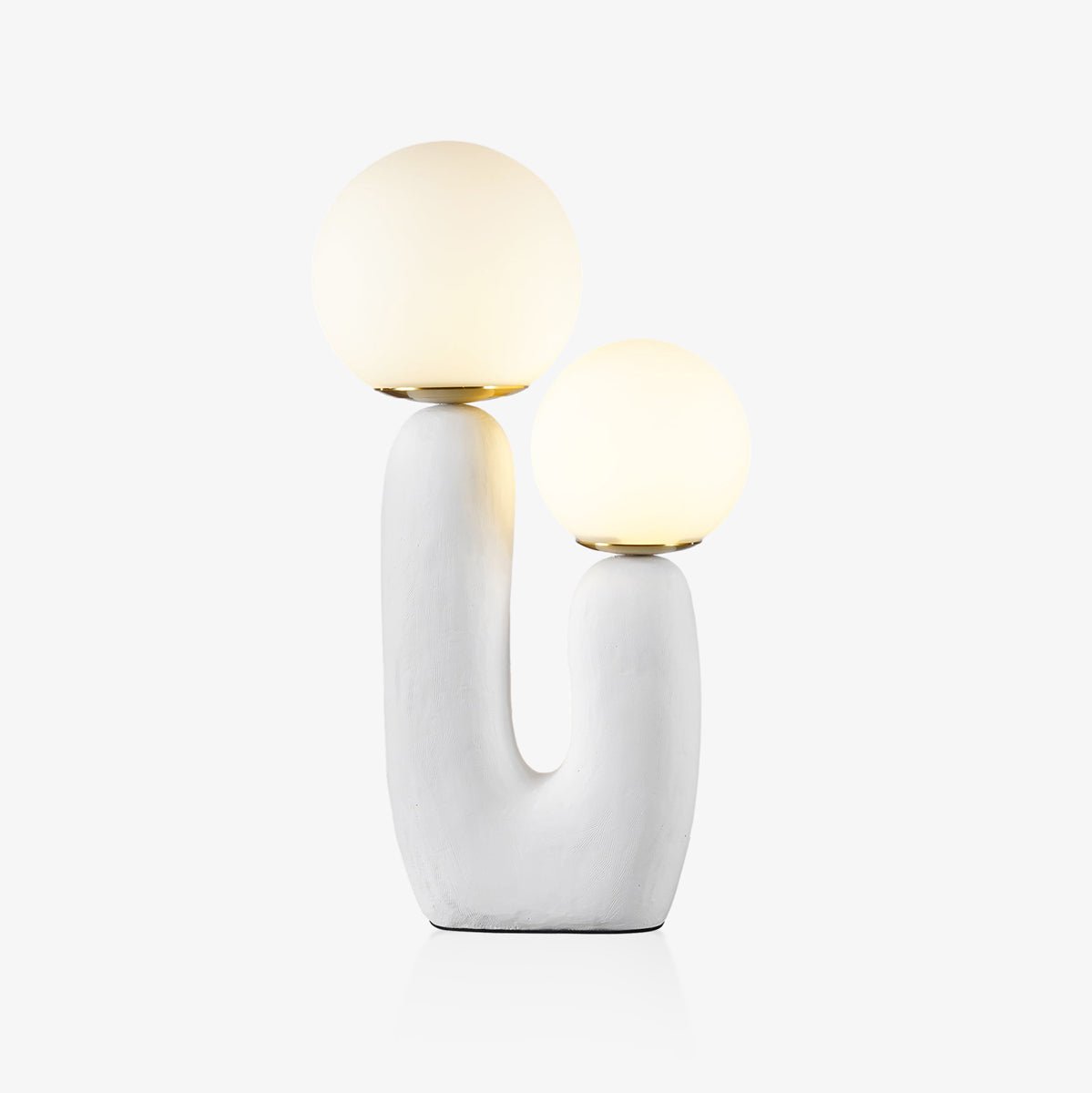 Resin Table Lamp 16.5 in Indoor Use LED G9 Modern Desk Nightstand Accent Light Green Pink White Terra Cotta | Thomler